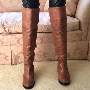 Yuko imanishi over the knee leather boots